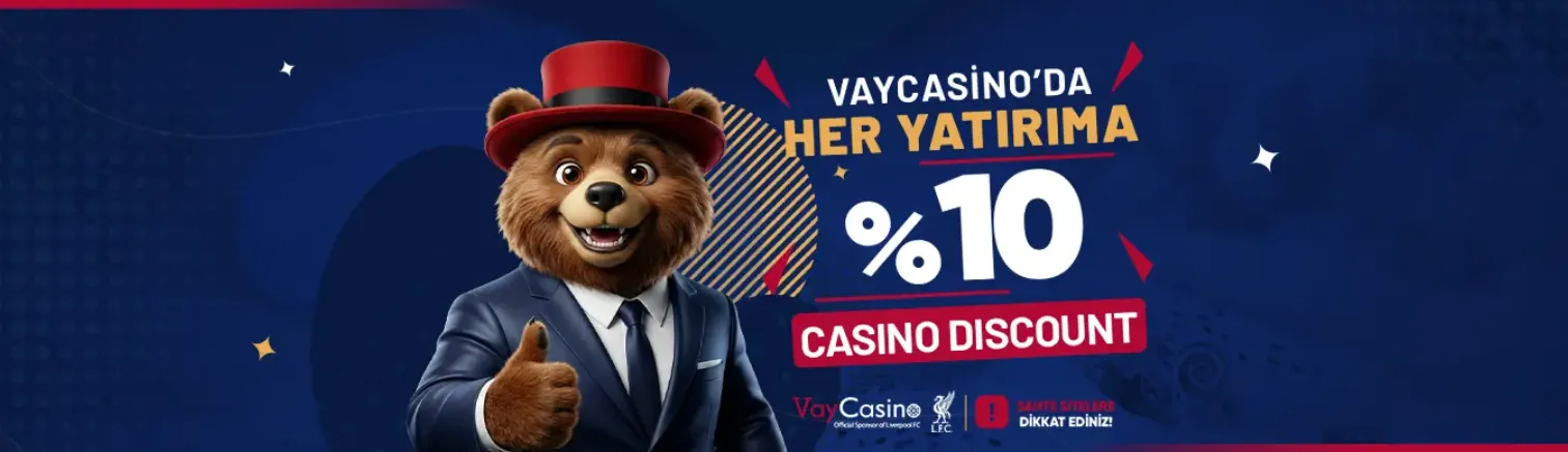 VayCasino ana sayfa banner – Hoş geldin bonusu ve casino promosyonları